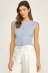 SKYLINE BUTTON KNIT TOP
