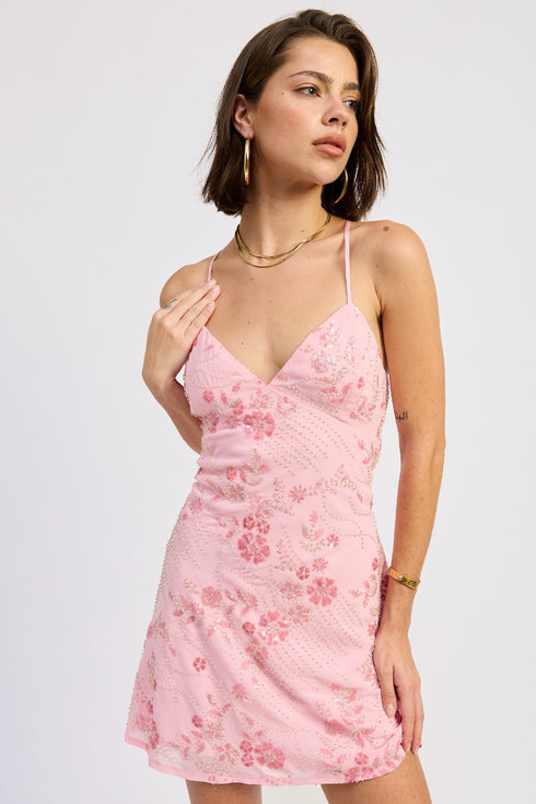 BLUSH PETAL CHARM DRESS