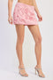 BLUSH BLOOM BEADED SKIRT