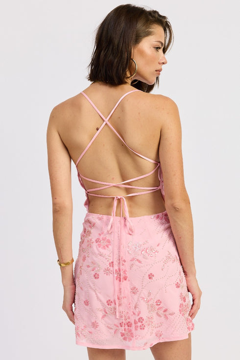 BLUSH PETAL CHARM DRESS