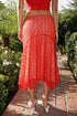 SUNSET MESH MIDI SKIRT
