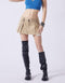 PLEATED LOW RISE MICRO MINI SKIRT