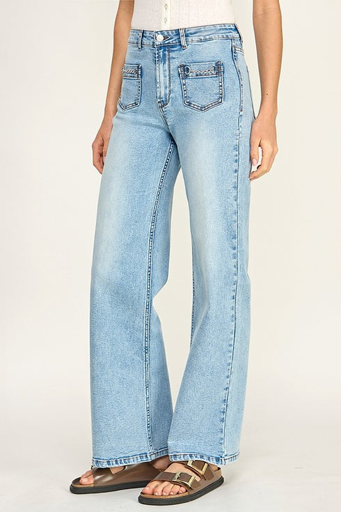SUNKISSED STRAIGHT-LEG DENIM