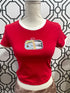 RED SARDINE CAMI TOP