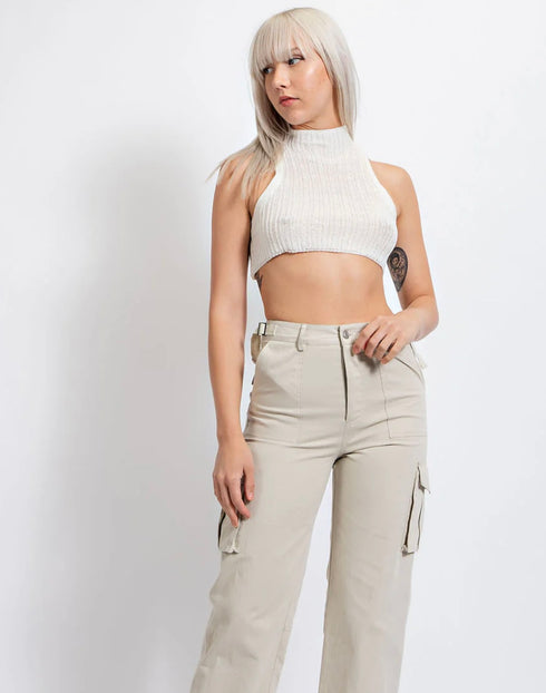 WHITE BACK KEYHOLE W/LOOP