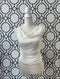 WHITE RUCHED TOP