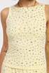 GOLDEN GLOW STUDDED TOP