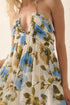 BLUE FLOWER BEACH DRESS