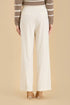 HIGH WAIST WIDE LEG IVORY PANTS