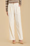 HIGH WAIST WIDE LEG IVORY PANTS