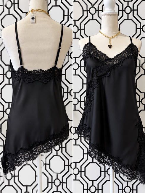MIDNIGHT ROMANCE LACE CAMI TOP
