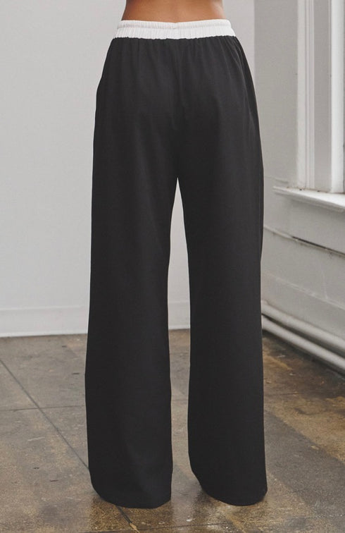 LUXE LOUNGE WIDE-LEG PANTS