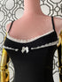 BLACK BOW MINI SKIRT SET