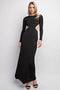 BACKLESS MAXI LONG DRESS