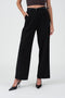 HIGH WAIST WIDE LEG BLACK PANTS