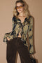 VINTAGE MUSE RUFFLE BLOUSE
