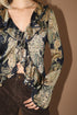 VINTAGE MUSE RUFFLE BLOUSE