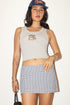 COASTAL PICNIC PLAID SKIRT