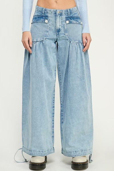 LIGHT DENIM PANTS