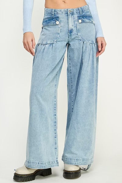 LIGHT DENIM PANTS