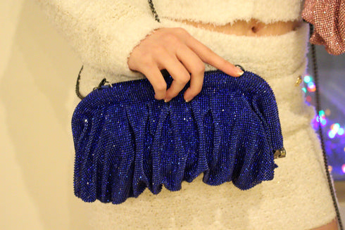 IRINA BLUE EVENING BAG