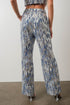 SEQUINED TWEED PANTS