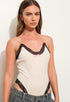 LACE TRIM BODY SUIT