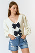 LITTLE MISS BOW SWEATER