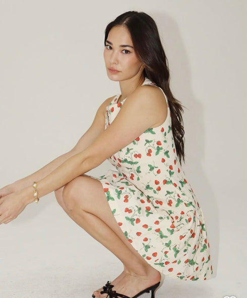 CHERRY BLOSSOM FLARE DRESS