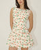 CHERRY BLOSSOM FLARE DRESS