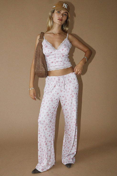 MERRY LACE TRIM CAMI