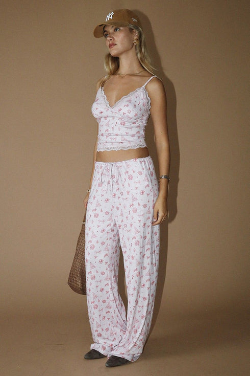 MERRY LACE TRIM CAMI