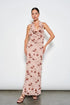 BLUSH BLOOM HALTER MAXI