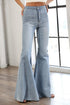 LIGHT FLARE DENIM JEANS
