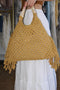 GOLDEN SANDS FRINGE TOTE