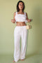 COASTAL LUXE WIDE LEG PANTS