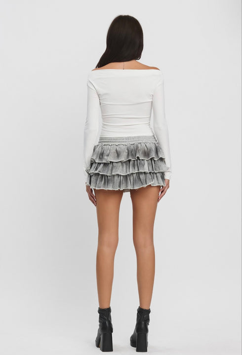 HEATHER GREY MINI SKIT