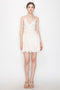 RUCHED BUBBLE HEM WOVEN DRESS