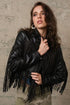 SUEDE FRINGE LEATHER JACKET