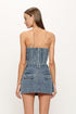 JOSS DENIM BUSTIER TOP