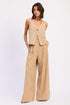 SAND DUNE WIDE-LEG PANTS