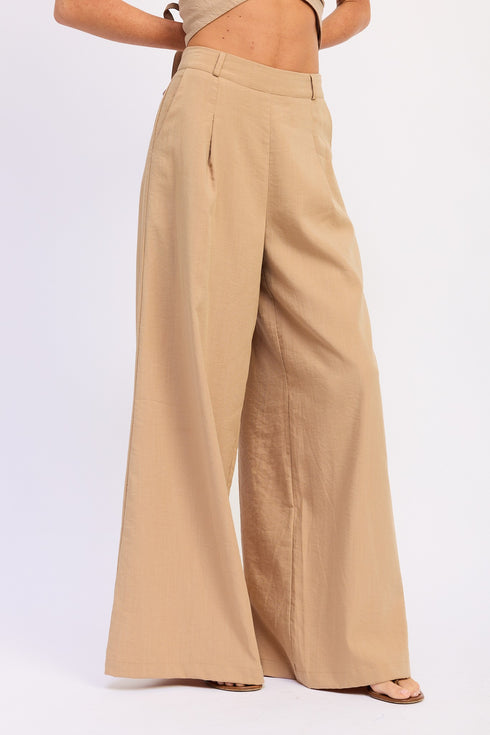 SAND DUNE WIDE-LEG PANTS