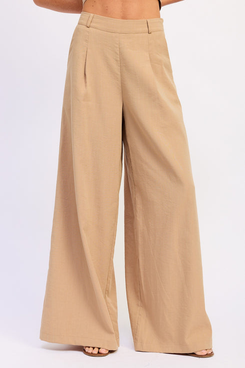 SAND DUNE WIDE-LEG PANTS