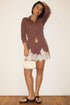 MOCHA LACE LOUNGE SHORTS