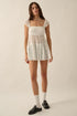 OFF WHITE LACE TOP