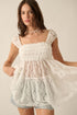 OFF WHITE LACE TOP
