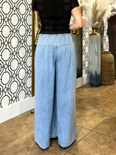 FREE SPIRIT WIDE-LEG JEANS