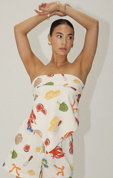 BANDANA LOBSTER TOP