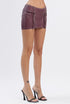 BURGUNDY MINI SKIRT