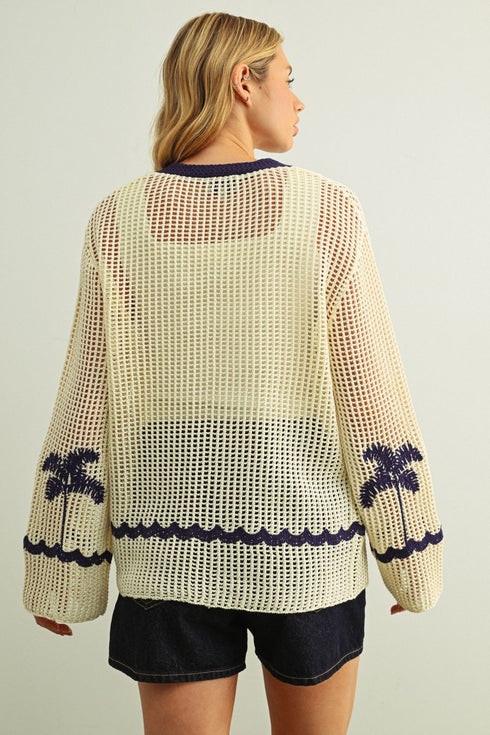 PALM BREEZE CARDIGAN